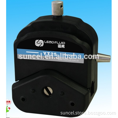 peristaltic pump head YT15/25 flow rate 0.006-2300mL/min